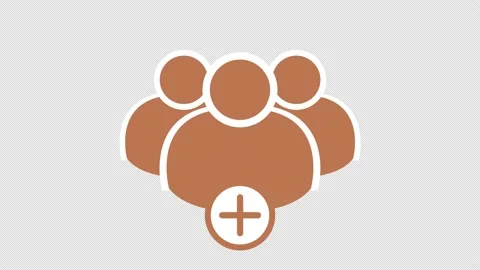 Community icon animation. Video stock 167762584