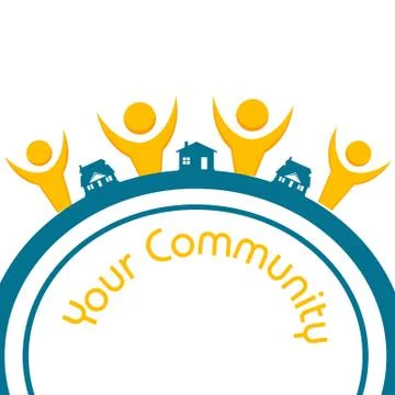 Community Stock Illustration