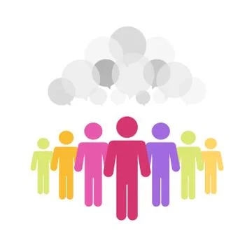 Community Stock Illustration
