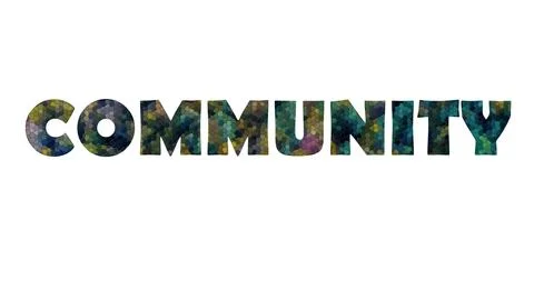 COMMUNITY Stock Illustration