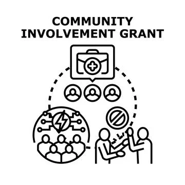 Community involvement grant program funding initiative Illustration