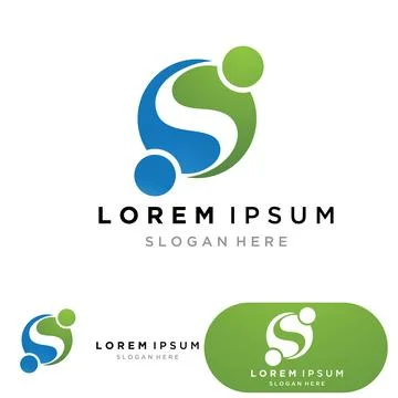 Community Logo Design Template for Teams or Groups.network and social icon .. Illustrazione stock