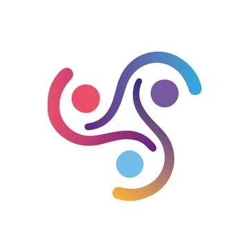 Community logo vector Free Vector icon design Stock-Illustration