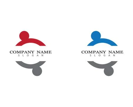 Community logo vector icon Stock Illustration