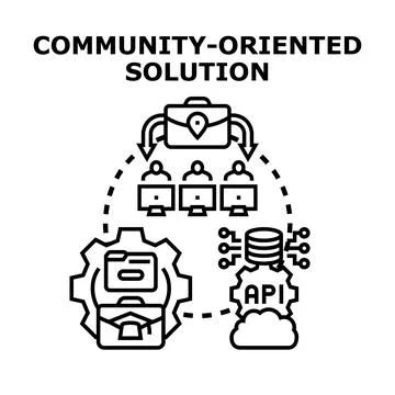 Community oriented solution developing collaborative software Illustration
