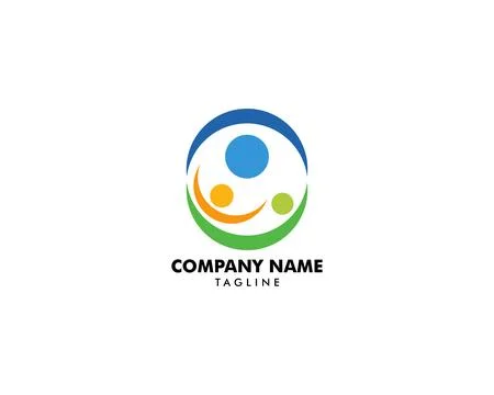Community People Vector Logo Design Elements Illustration