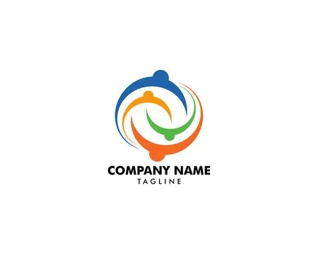 Community People Vector Logo Design Elements Stock Illustration