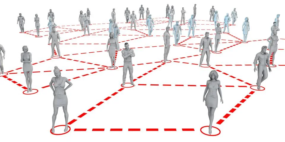 Community Population 스톡 일러스트