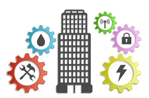 Community service background 스톡 일러스트