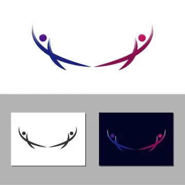 Community vector design template illustration Stock Illustration