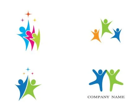 Community vector icon Stock Illustration