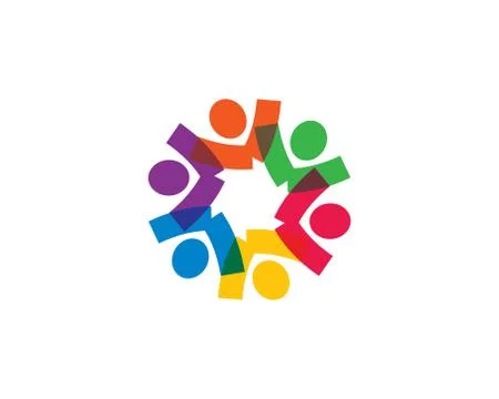 Community vector icon illustration design Stock Illustration