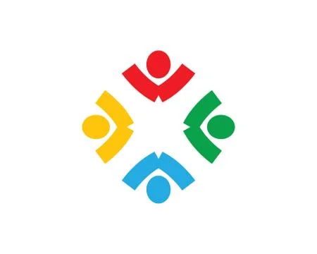 Community vector icon illustration design Stock Illustration