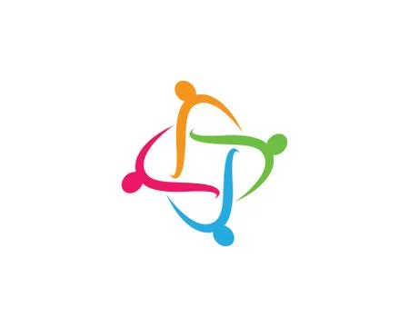 Community vector icon illustration design Stock Illustration
