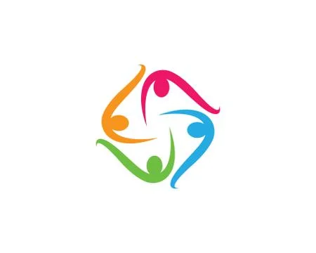 Community vector icon illustration design Stock Illustration