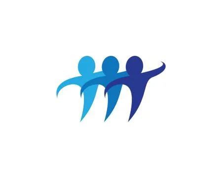 Community vector icon illustration design Stock Illustration