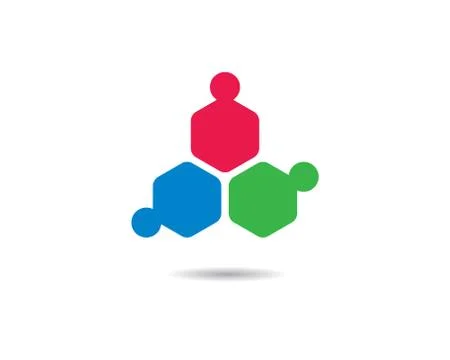 Community vector icon illustration design Stock Illustration