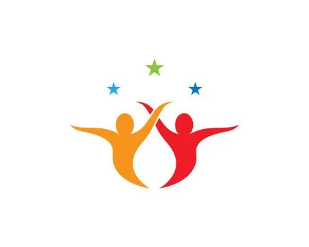 Community vector icon illustration design Stock Illustration