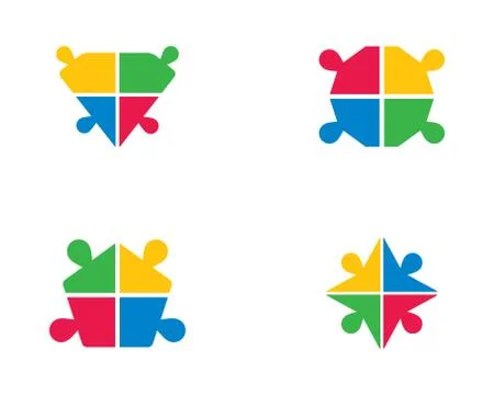 Community vector icon illustration design Stock Illustration