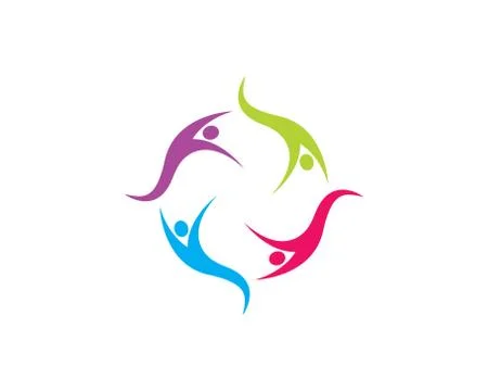Community vector icon illustration design Stock Illustration