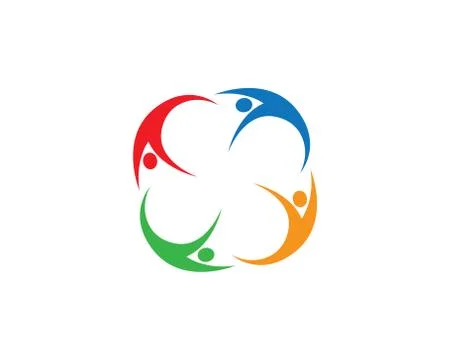 Community vector icon illustration design Stock Illustration