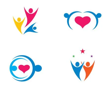 Community vector icon illustration design Stock Illustration