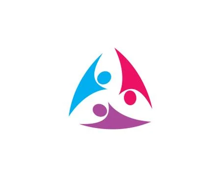 Community vector icon illustration design Stock Illustration
