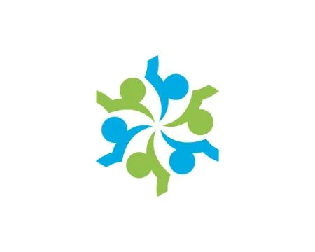 Community vector icon illustration design Stock Illustration