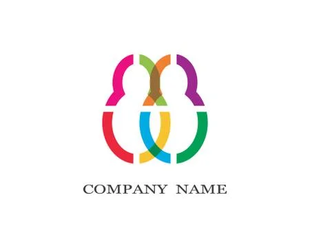 Community vector icon illustration design Stock Illustration