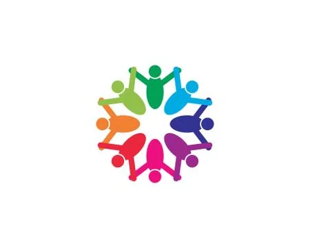 Community vector icon illustration design Stock Illustration