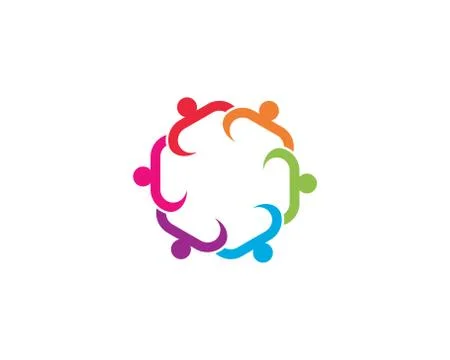 Community vector icon illustration design Stock Illustration