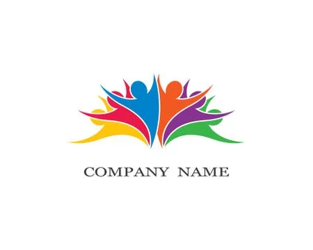 Community vector icon illustration design Stock Illustration