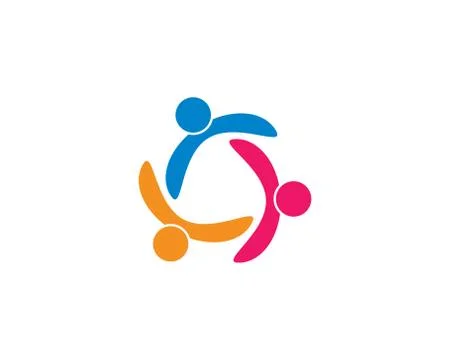 Community vector icon illustration design Stock Illustration