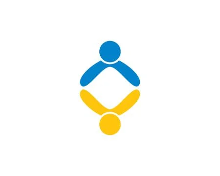 Community vector icon illustration design Stock Illustration