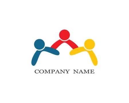 Community vector icon illustration design Stock Illustration