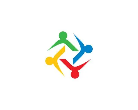 Community vector icon illustration design Stock Illustration