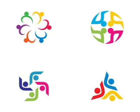 Community vector icon illustration design Stock Illustration
