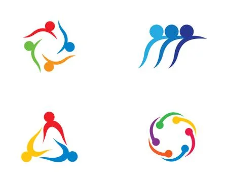 Community vector icon illustration design Stock Illustration