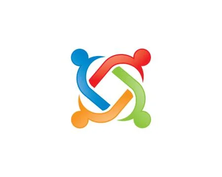 Community vector icon illustration design Stock Illustration