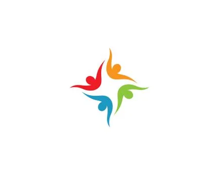 Community vector icon illustration design Stock Illustration