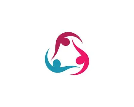 Community vector icon illustration design Stock Illustration