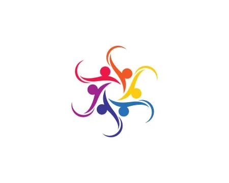 Community vector icon illustration design Stock Illustration