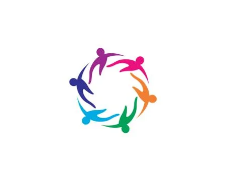 Community vector icon illustration design Stock Illustration