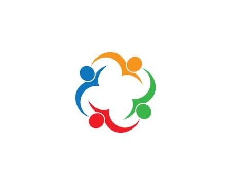 Community vector icon illustration design Stock Illustration