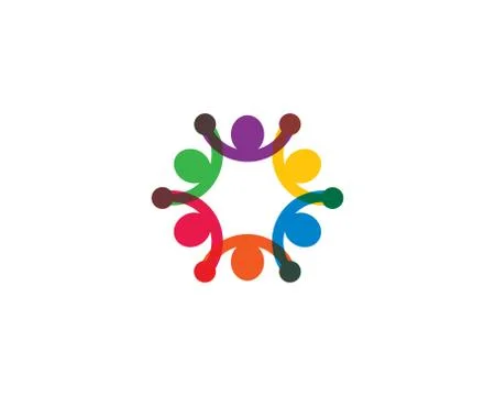 Community vector icon illustration design Stock Illustration