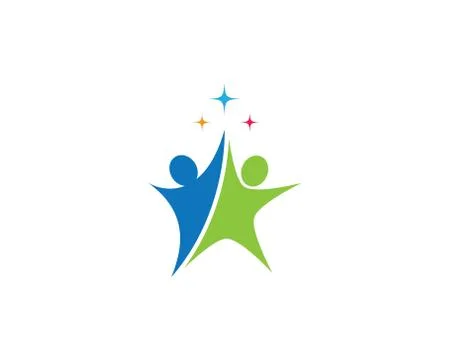 Community vector icon illustration Stock Illustration
