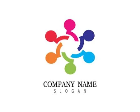 Community vector icon illustration Stock Illustration