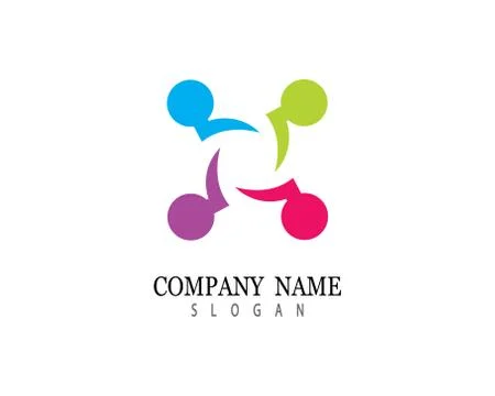 Community vector icon illustration Stock Illustration