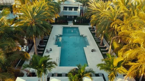 A Community's Pool Stock Footage 171482719