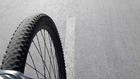 Commute on Bike ride Stock Footage 125980021